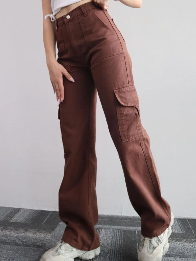 WIDE LEG CARGO PANTS
