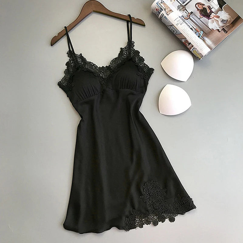 MINI SILK SUSPENDER PAJAMAS