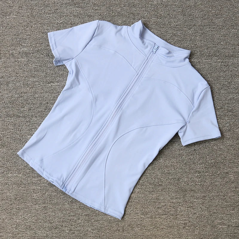 WOMEN'S ZIP-UP ACTIVE TEE
