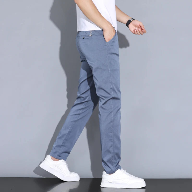 Summer Thin Men Straight Casual Men's Pants