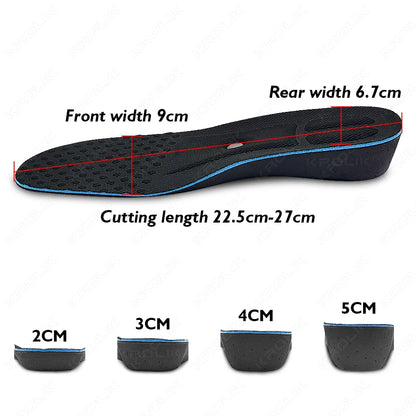 2-5cm Height Increase Insoles