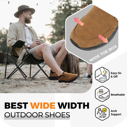 Wide Hiking Comfortable Men's Shoes