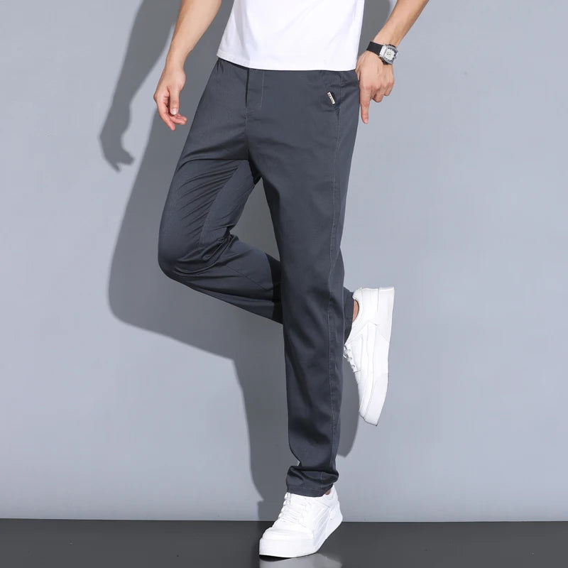 Summer Thin Men Straight Casual Men's Pants