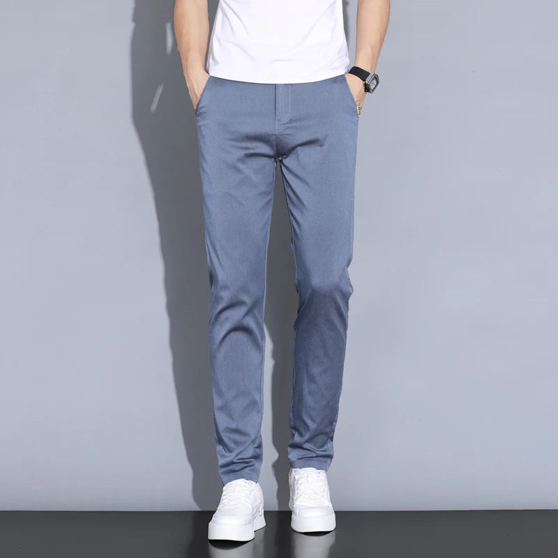 Summer Thin Men Straight Casual Men's Pants