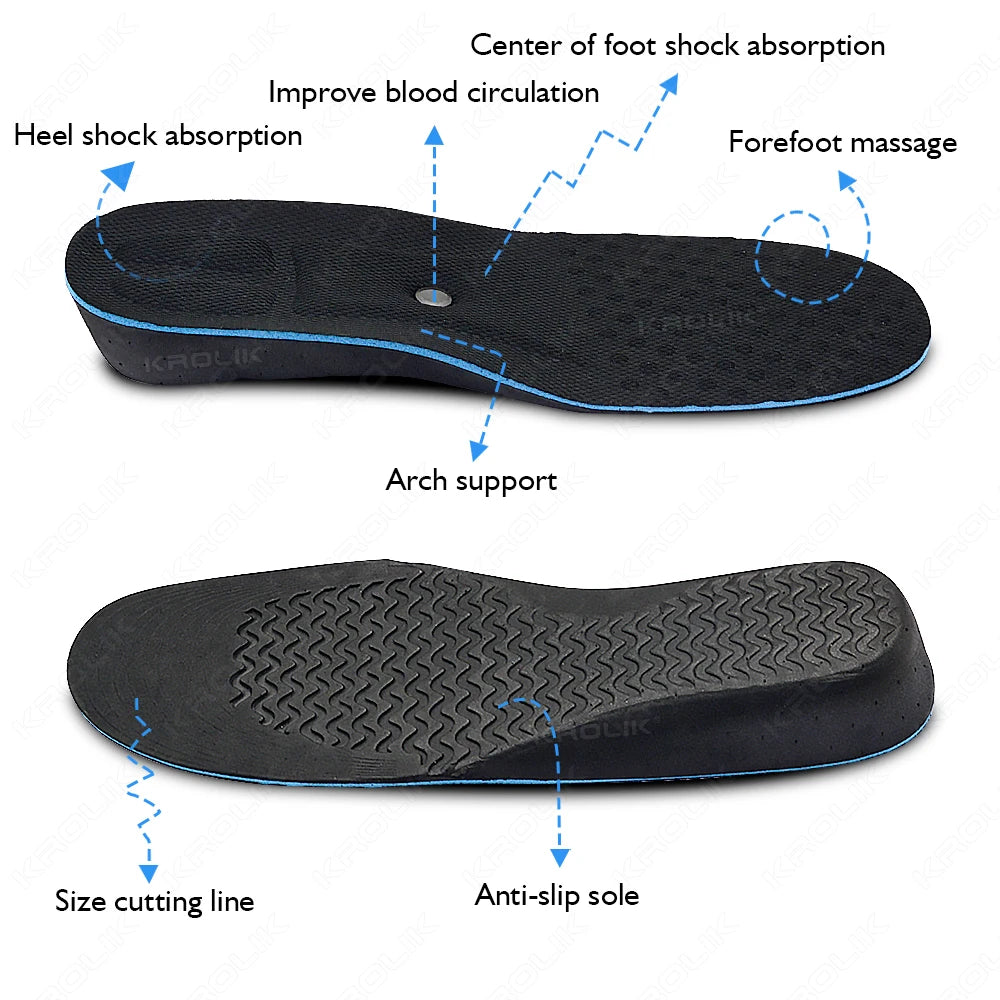 Height Increase Magnet Massage Insoles