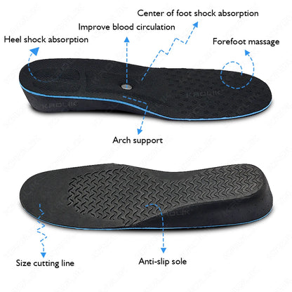 2-5cm Height Increase Insoles