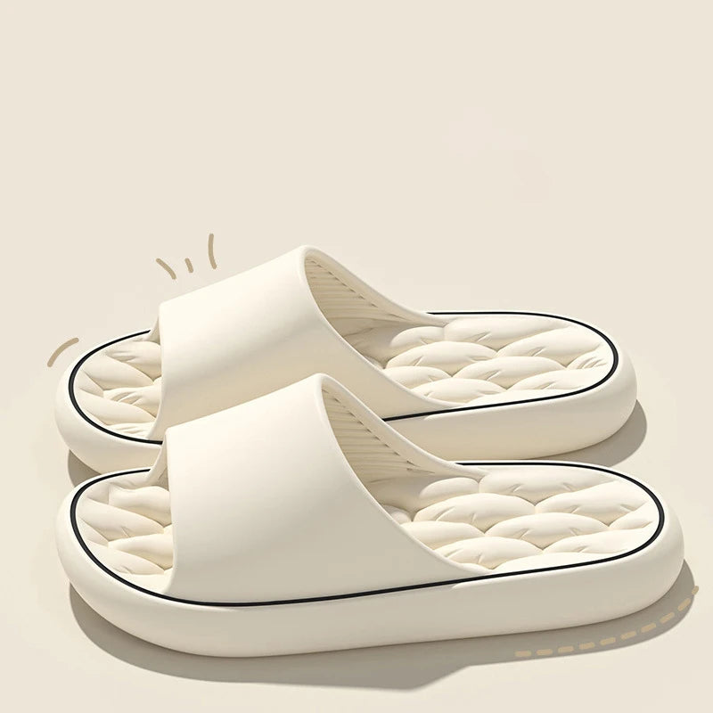 SLIDE SANDAL WITH COMFY SOLE