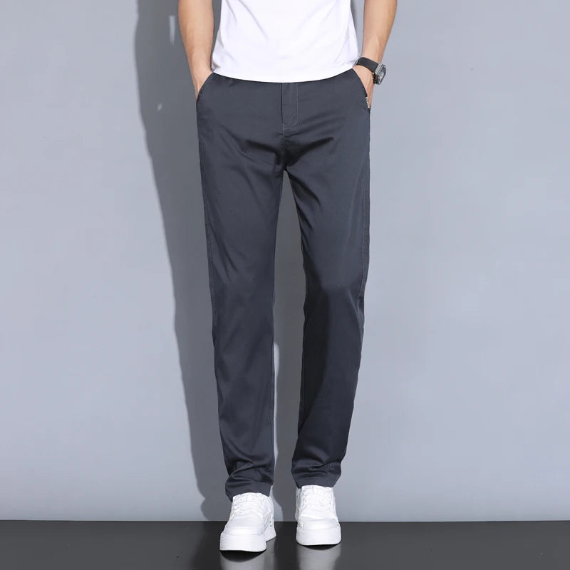 Summer Thin Men Straight Casual Men's Pants