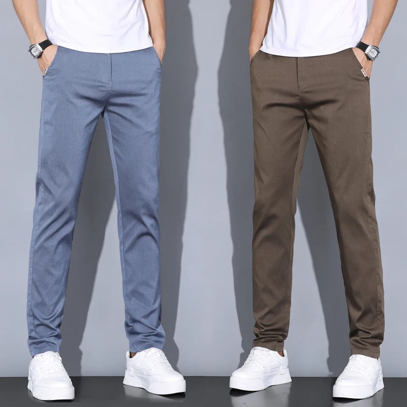 Summer Thin Men Straight Casual Men's Pants