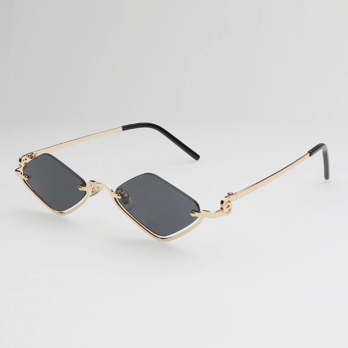 SLIM METAL OVAL SUNGLASSES