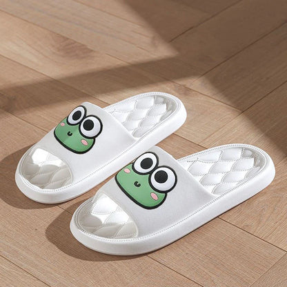 BEACH SLIDES WITH FROG DESIGN